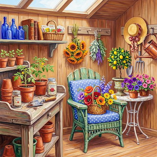 Garden Shed Interior
