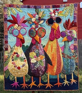 Funky Chicken Quilt