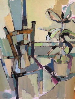 Chair and Potted Plant