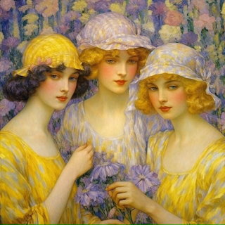 Three Women Portrait