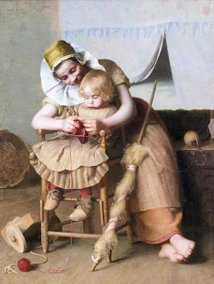 Mother's Help by Paul Peel