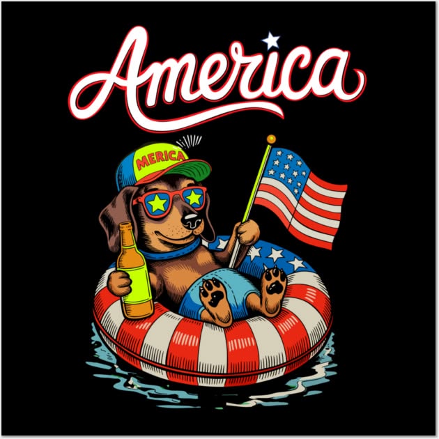 America Patriotic Pug