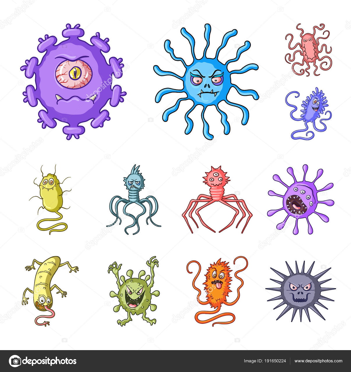 Microbes Illustration