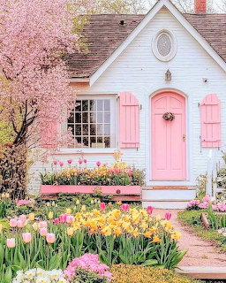 Spring Cottage in Bloom