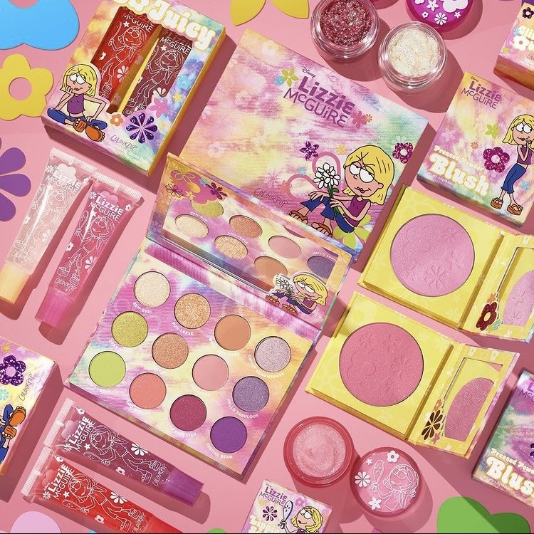 Colorful Makeup Flat Lay
