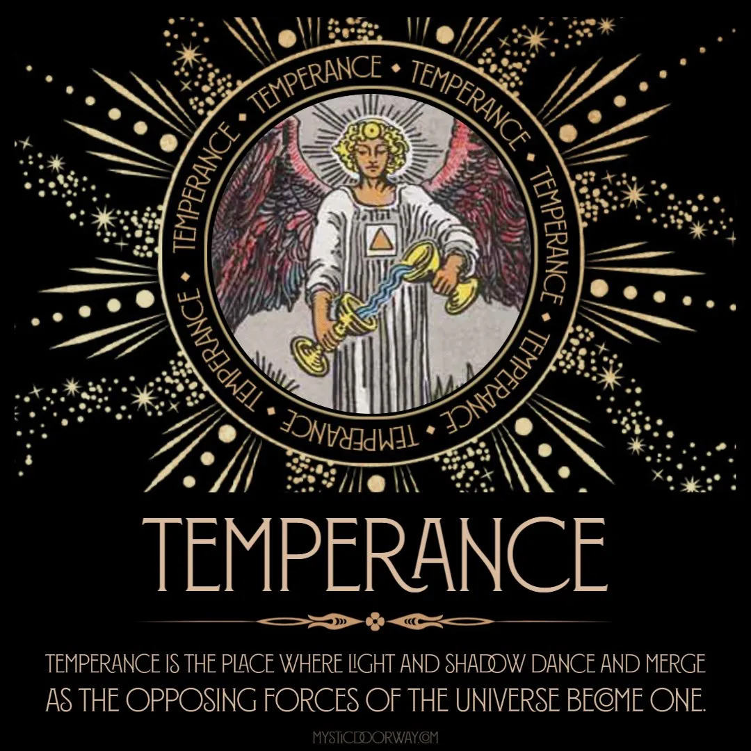 Temperance Tarot Card Angel