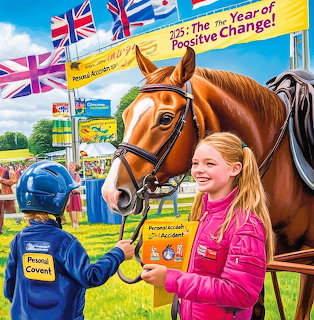 Brown Horse and Girl