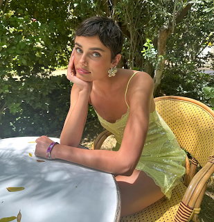 Woman in Green Dress