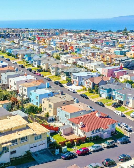 Daly City California Suburbs