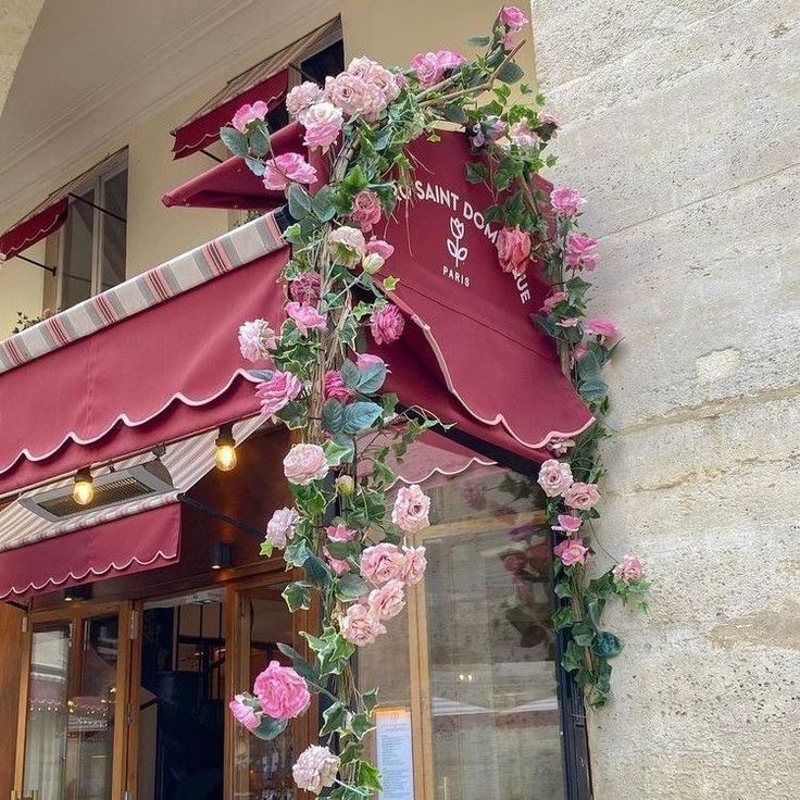 Pink Floral Storefront