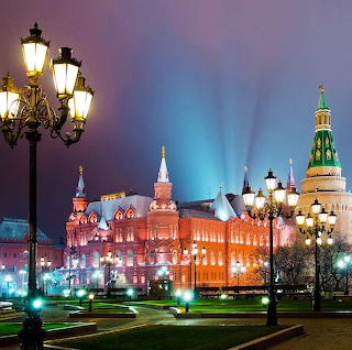 Moscow Red Square at Night