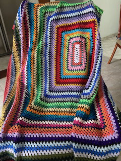 Rainbow Crochet Blanket