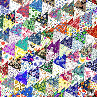 Colorful Patchwork Quilt Pattern