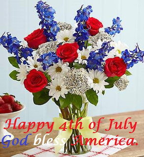 Fourth of July Flower Bouquet