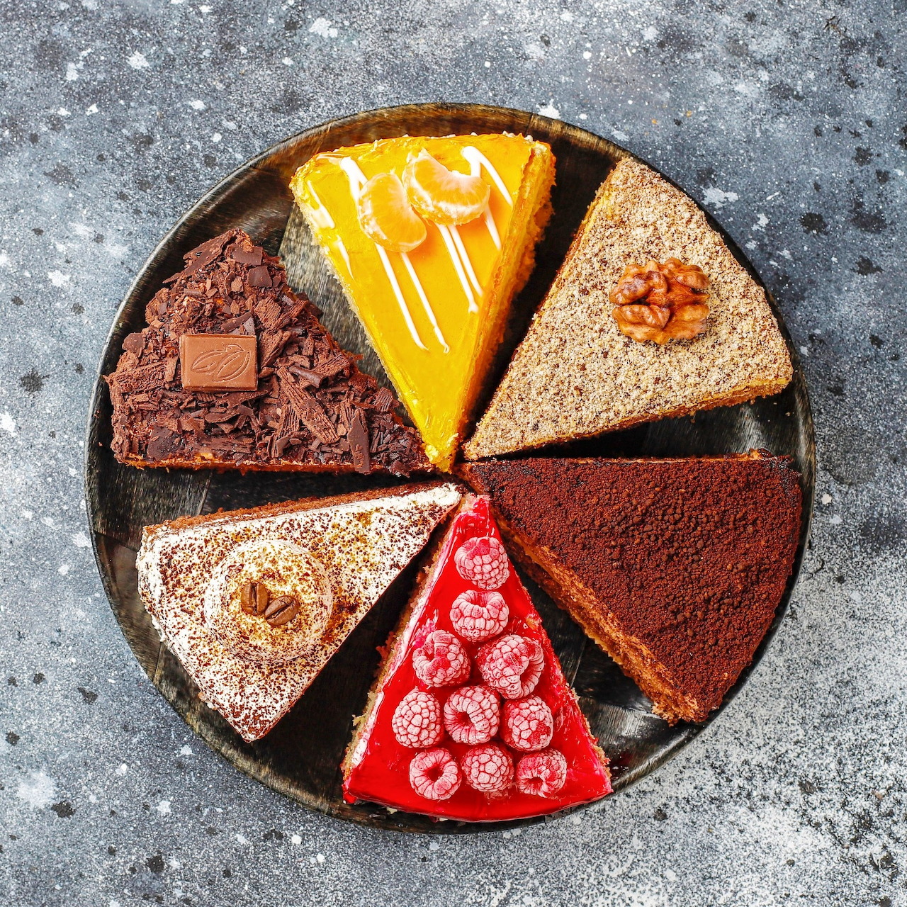 cake assortment