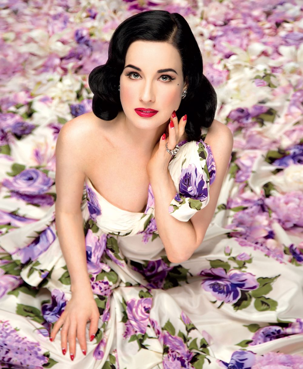 Woman in Floral Dress