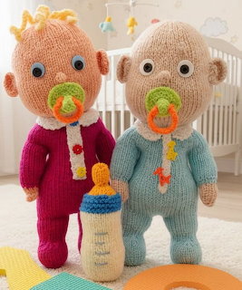 Knitted Baby Dols