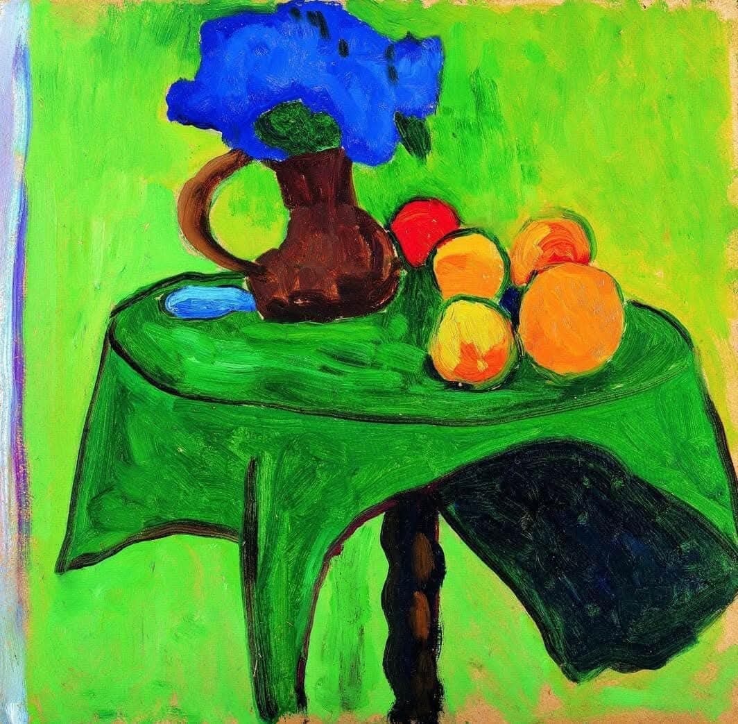 Gabriele Münter Fruit and Flowers 1909