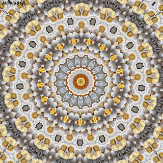 Gold White Mandala