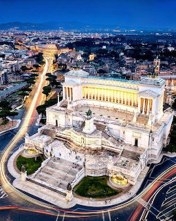 Roma Vittoriano Aerial View