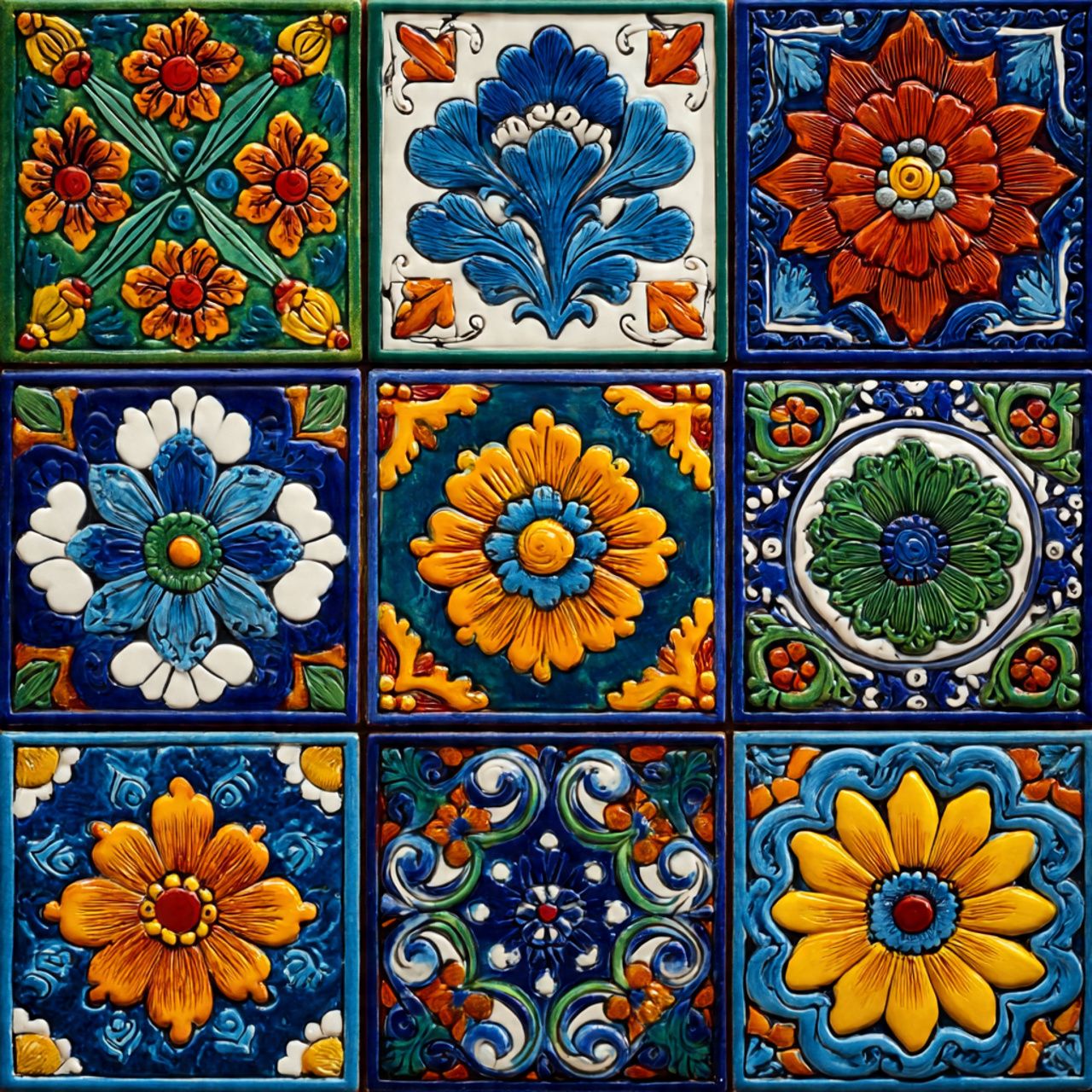 Flower Tiles