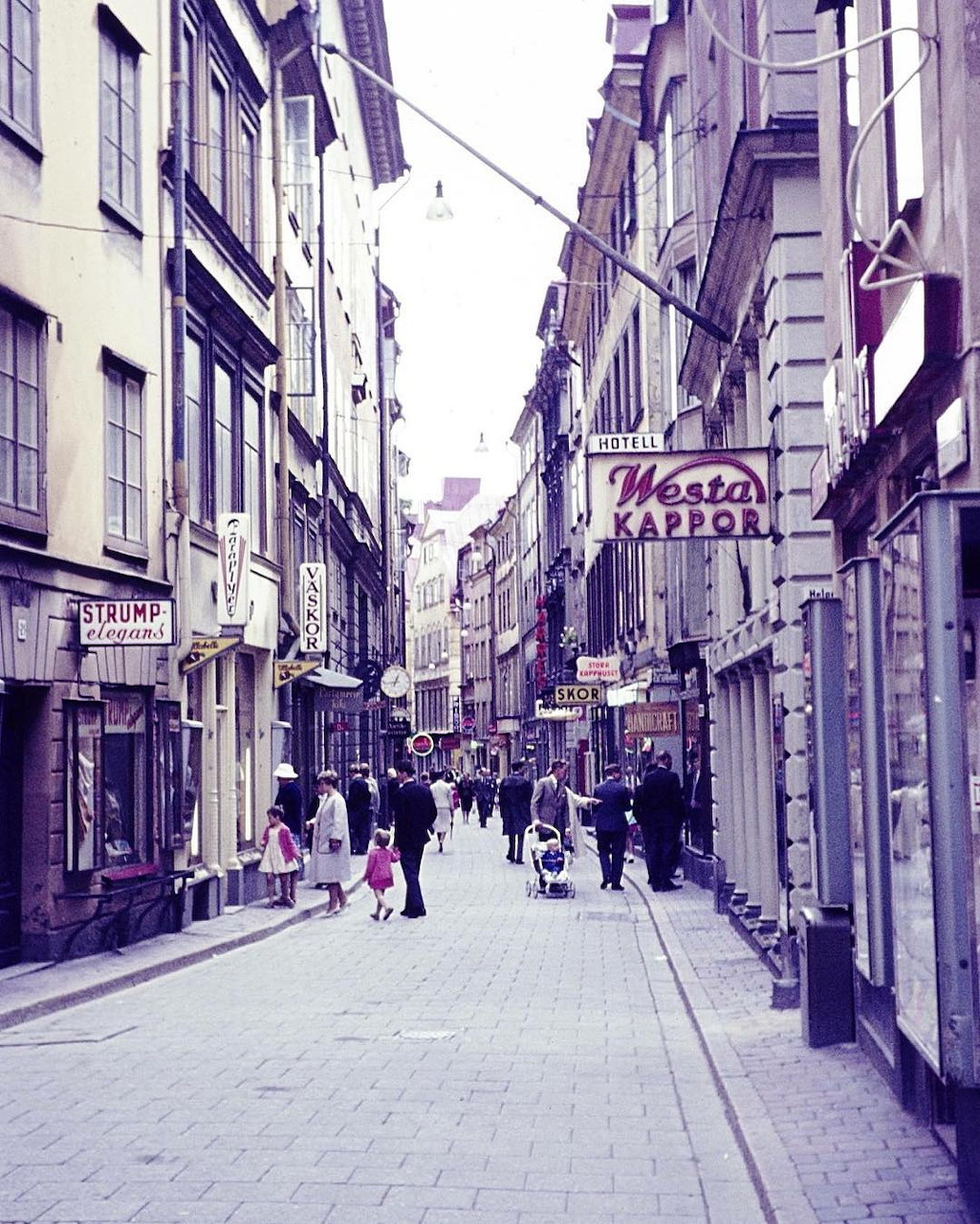 Västerlånggatan Stockholm 1964