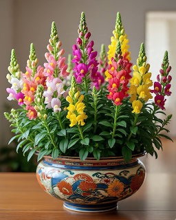 Snapdragon Flowers Arrangement