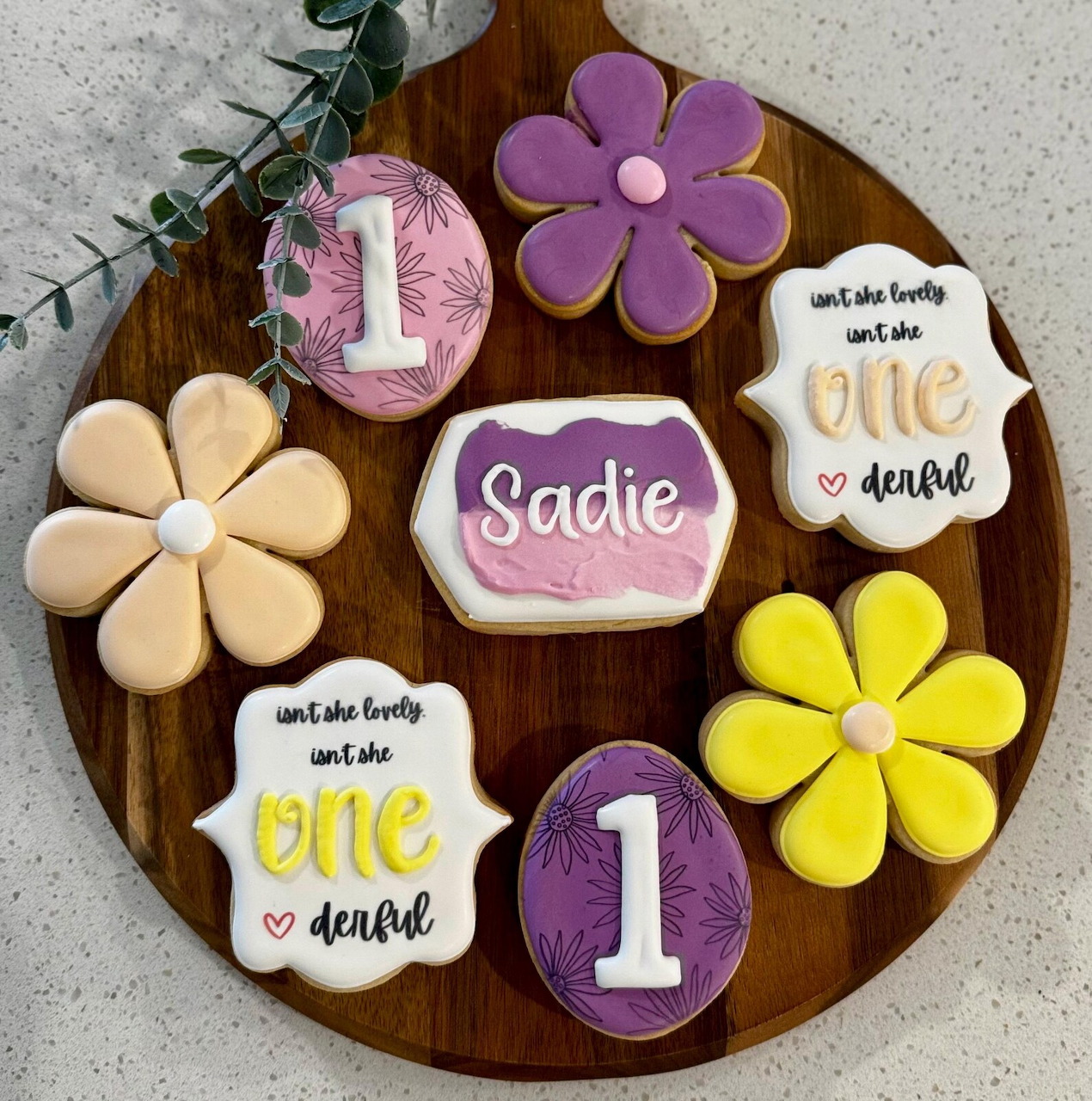 First Birthday Cookies