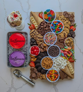 Ice Cream Topping Dessert Board