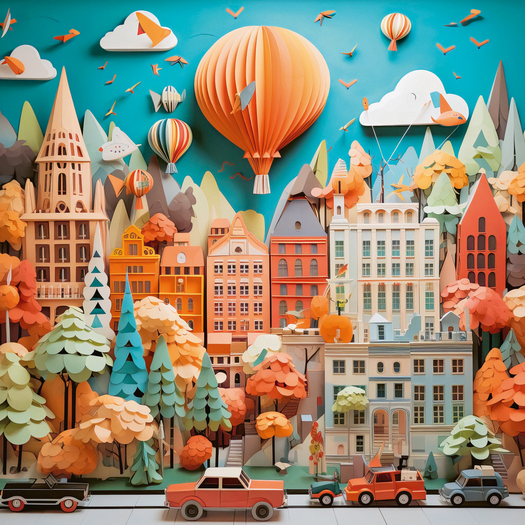 Paper Craft Townscape