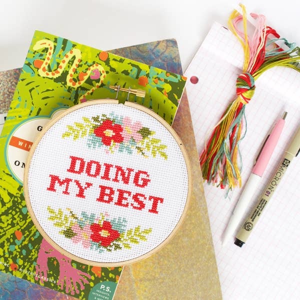 Cross Stitch Embroidery Hoop
