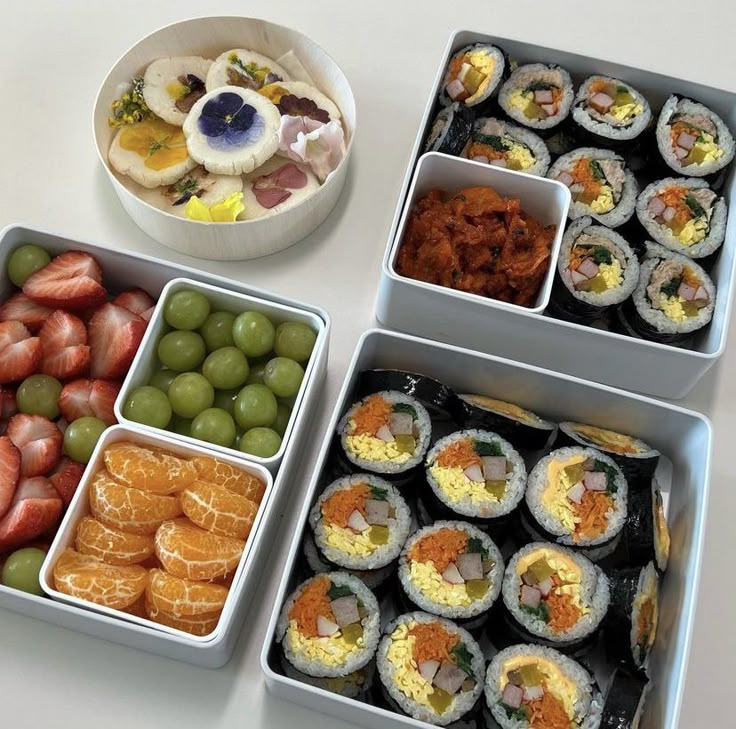 Korean Food Spread