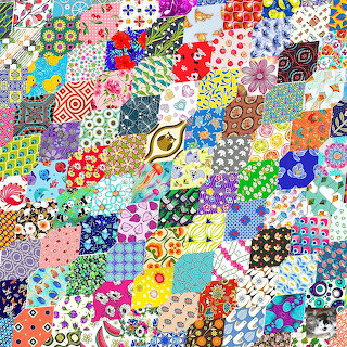 Colorful Patchwork Quilt Pattern