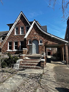 Dilapidated Two Story Home Detroit