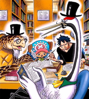 ONE PIECE Library Scene