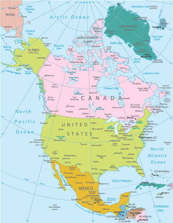 North America Political Map
