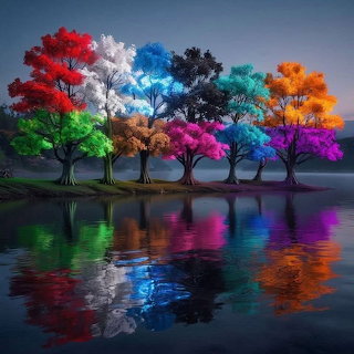 Colorful Tree Assortment