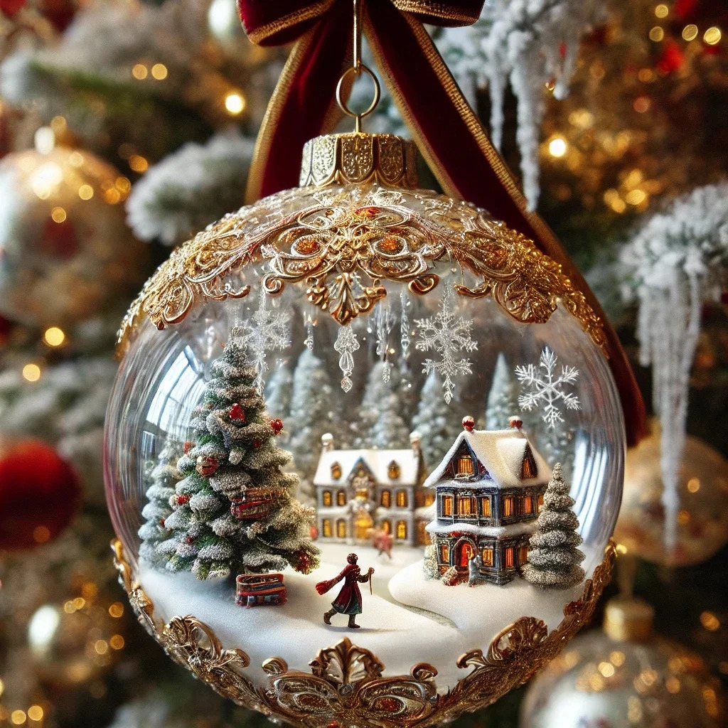Christmas Ornament Scene