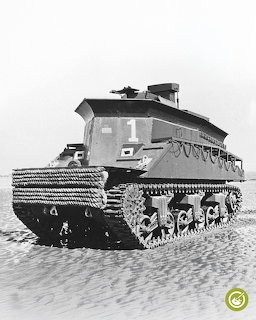 Armored Recovery Vehicle on Beach