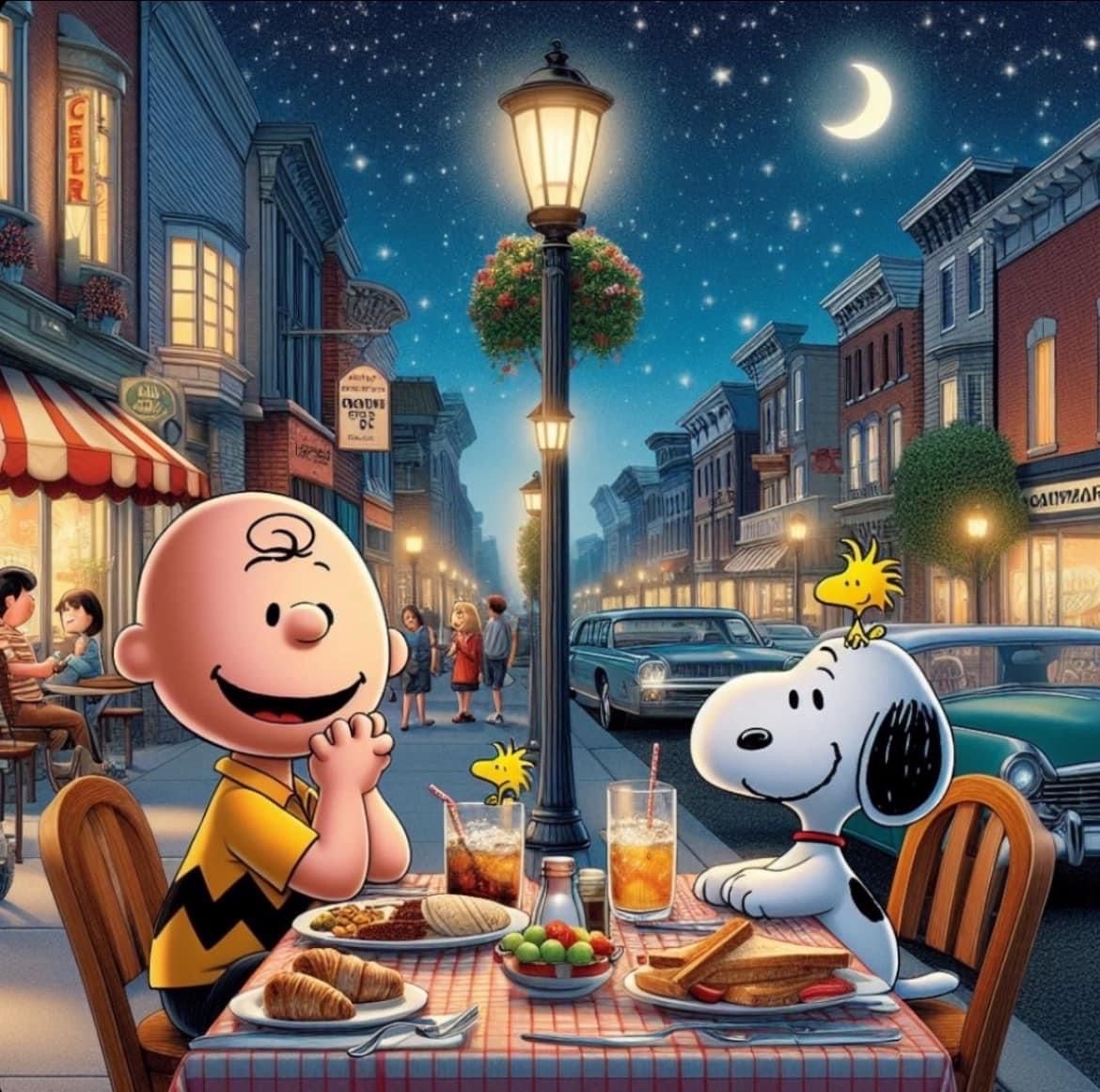 Charlie Brown Snoopy Dinner
