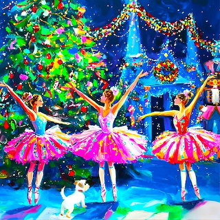 Ballet Dancers Christmas Performance