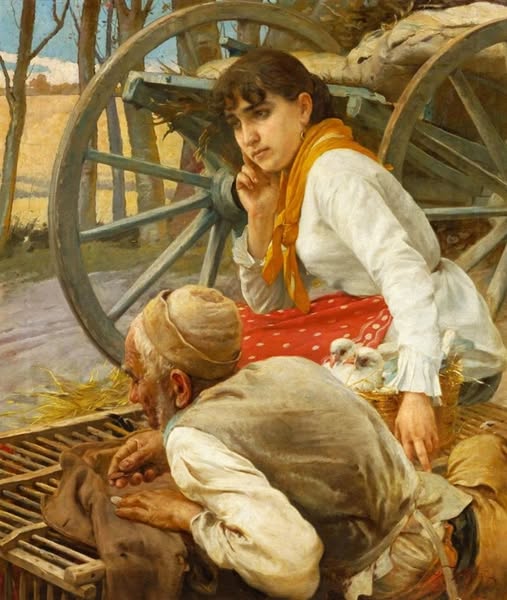 Street Vendor Painting