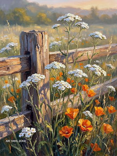 Queen Anne's Lace and Poppies