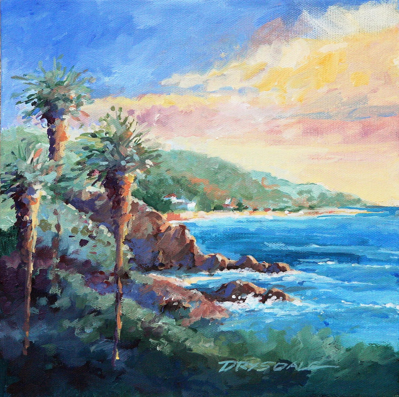 Coastal California Oil Painting