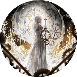 Faust White Dress Clock