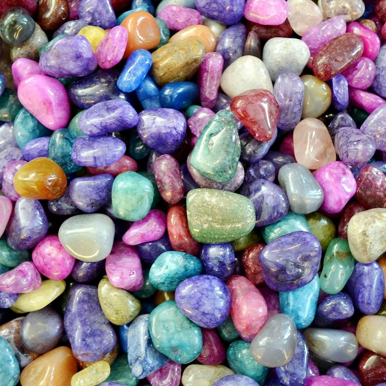 Colorful Polished Gemstones Collection
