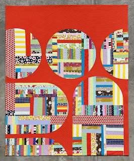 Colorful Patchwork Quilt Letters