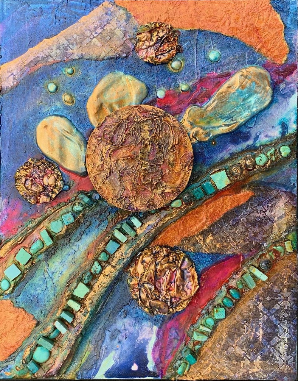Mixed Media Mosaic Artwork