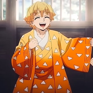 Zenitsu Agatsuma Laughing