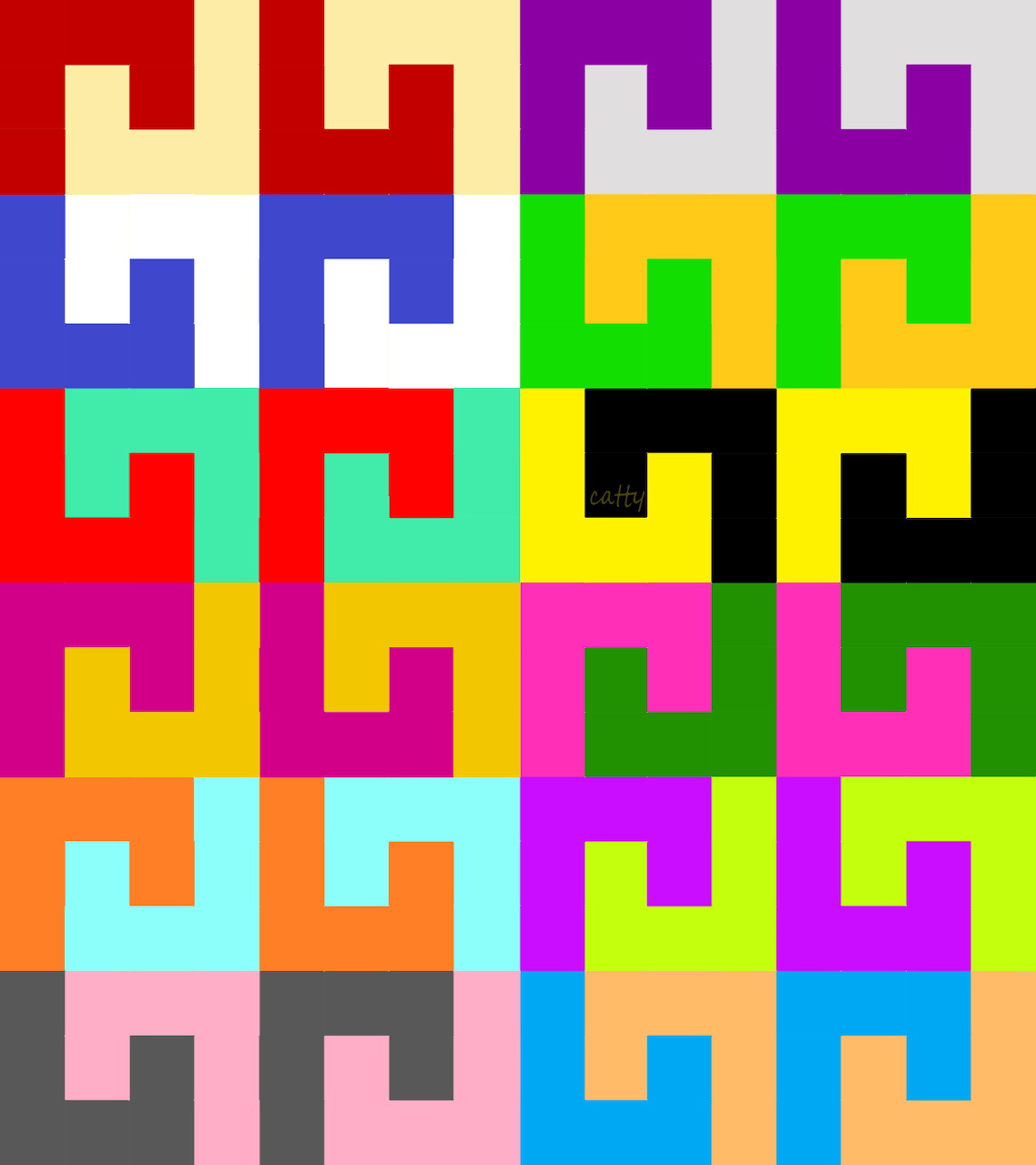 Colorful Geometric Pattern